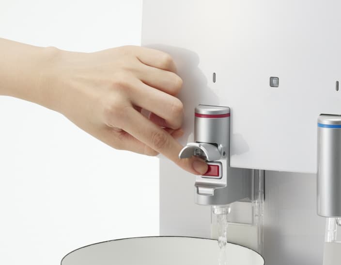 誤出水を防ぐ安心なチャイルドロック