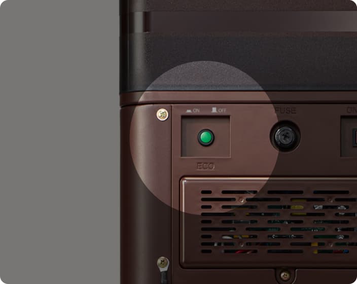 エコモード搭載で電気代を節約