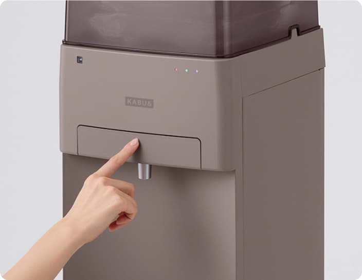 収納式の操作パネル